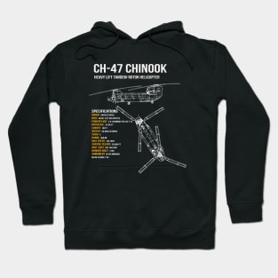 CH-47 Chinook Helicopter Hoodie